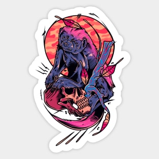 Honey Badger Strikes Sticker